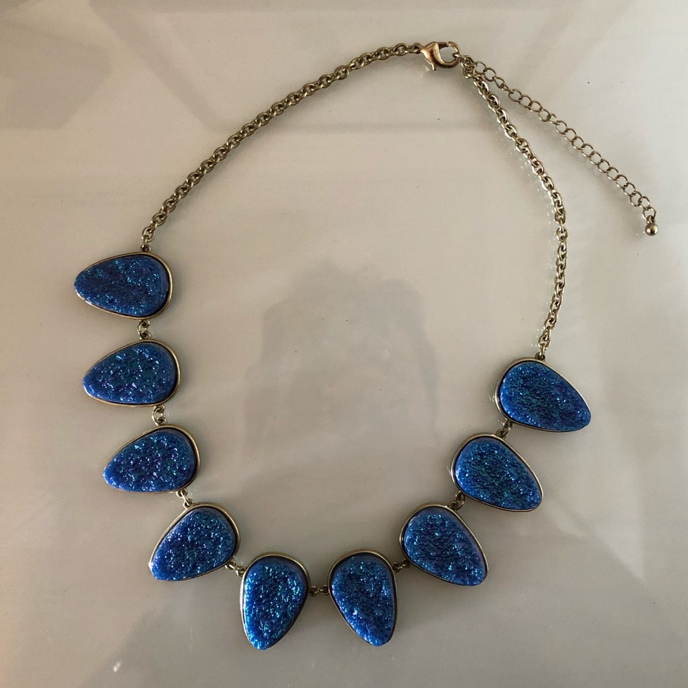 Faux Druzy Statement Necklace